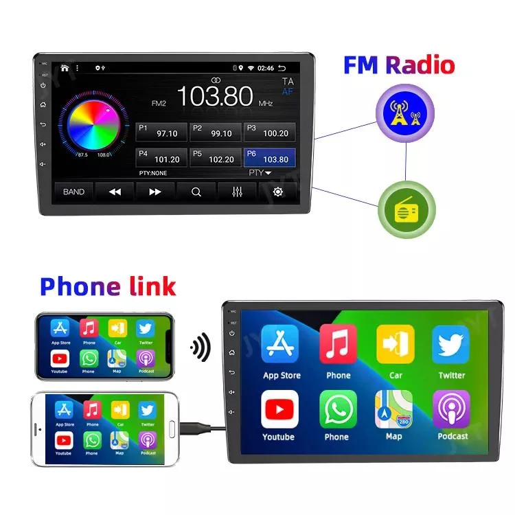 Car Android Touch Screen GPS 9/10 Inch Stereo Radio Navigation System Audio Auto Electronics Video Car DVD Player