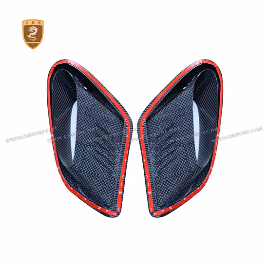 Gt3 Style Real Carbon Fiber Fabric Car Rear Side Fender Vent für Pors Che 991.2